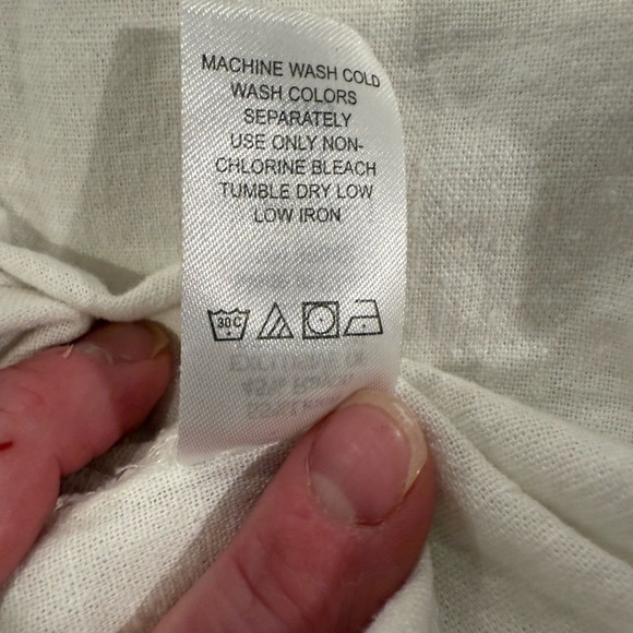 KS Island Linen Blend Button Down Shirt Size 3XL. Swim/ cover, tropical, boho. - Picture 8 of 8